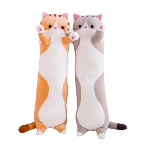 Cute Cat Long Plush Pillow - Image 6