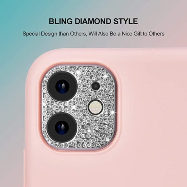 Luxurious Diamond Shiny Lens Protection For iPhone - Image 4