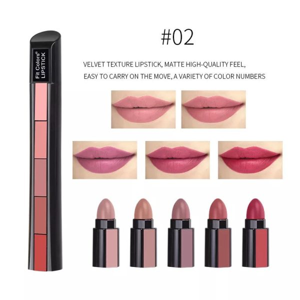 5-in-1 Velvet Matte Compact Lipstick - Image 4