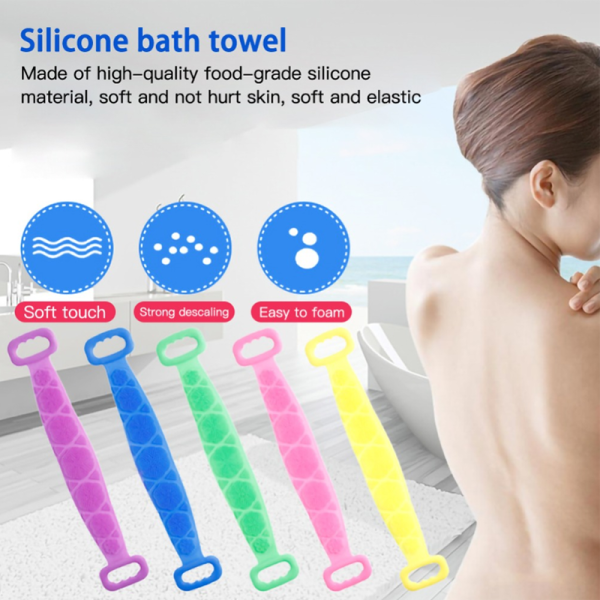 Bath Shower Silicone Body Brush Bath Belt - Image 3
