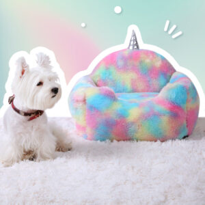 1111_4f07c954-e834-4d09-b119-c27129157623 Rainbow Plush Unicorn Pet Sofa Bed
