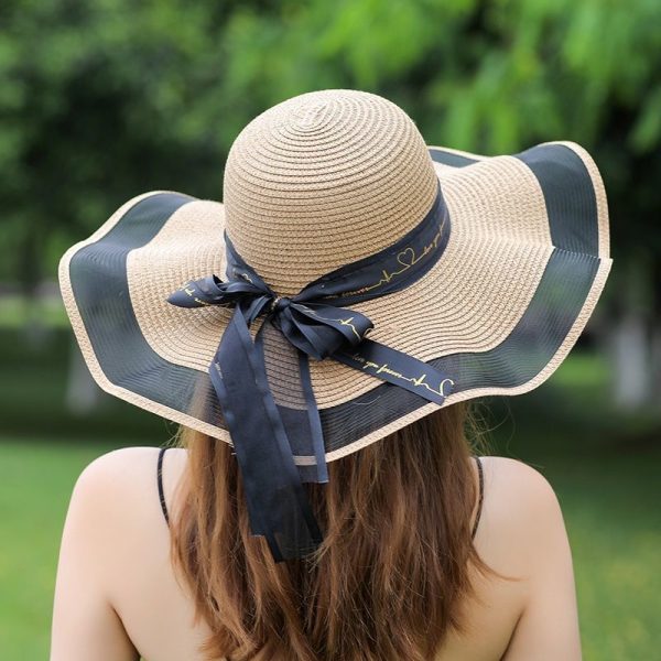 2022 NEW Women's Fashion Elegant Beach Sun Hat - Image 3