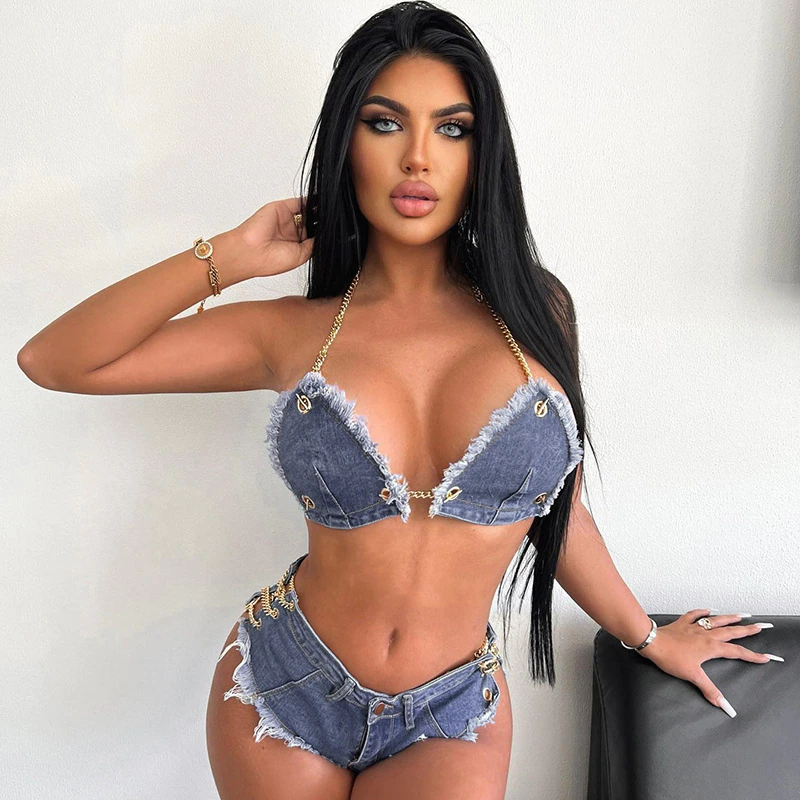 111_0c8bb2d7-f386-432a-9844-8b26024d26a6 2022 NEW Women's Summer HOT Sexy Denim Two-Pieces Set