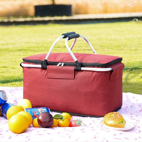 Camping Folding Thermal Cooler Bag - Image 5