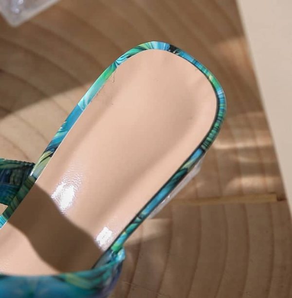 2022 NEW Women's Summer Fashion Transparent Heels Sandals - Image 11