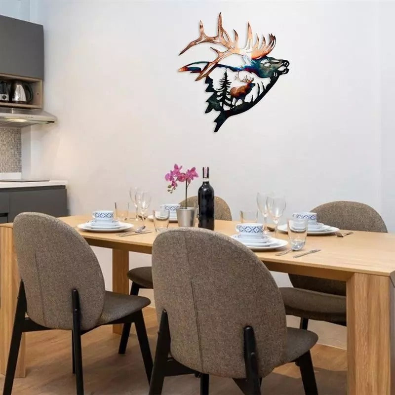 Christmas Deer Wall Decoration