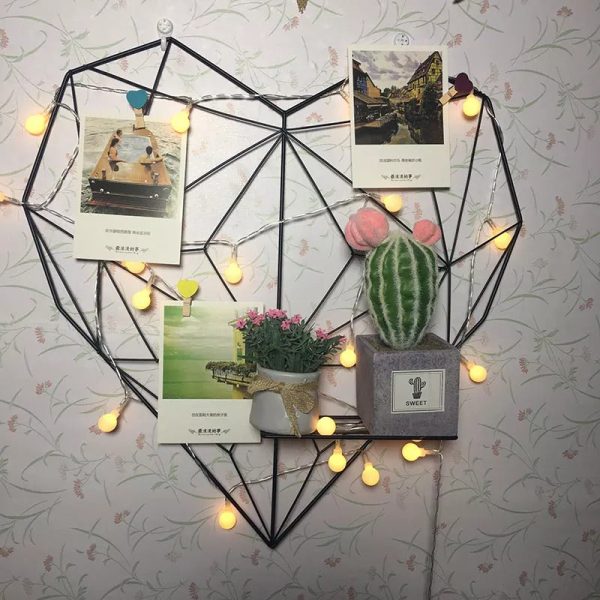 Heart-Shape Decoration Storage Rack - Image 3