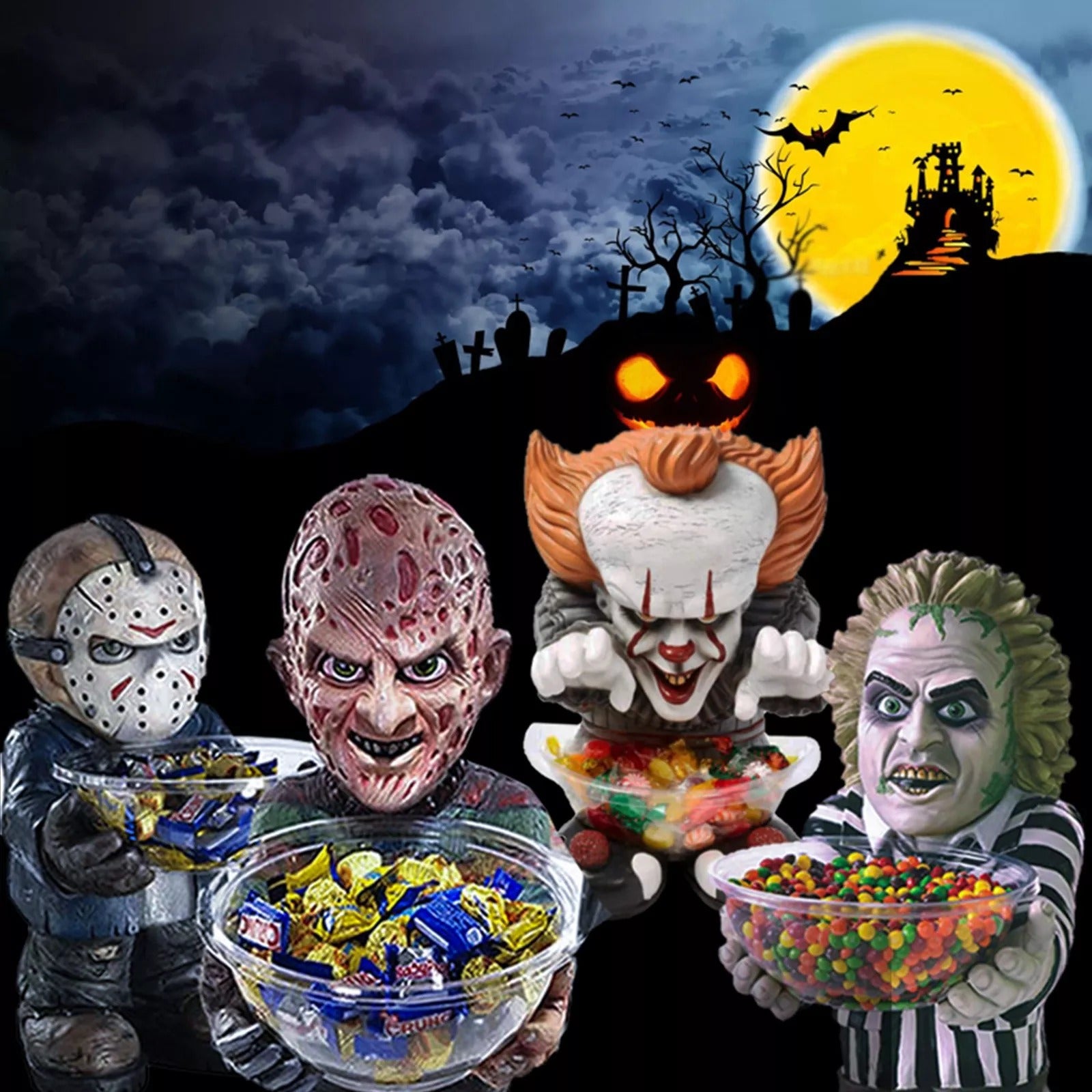 Halloween Horror Movie Figurines Decoration