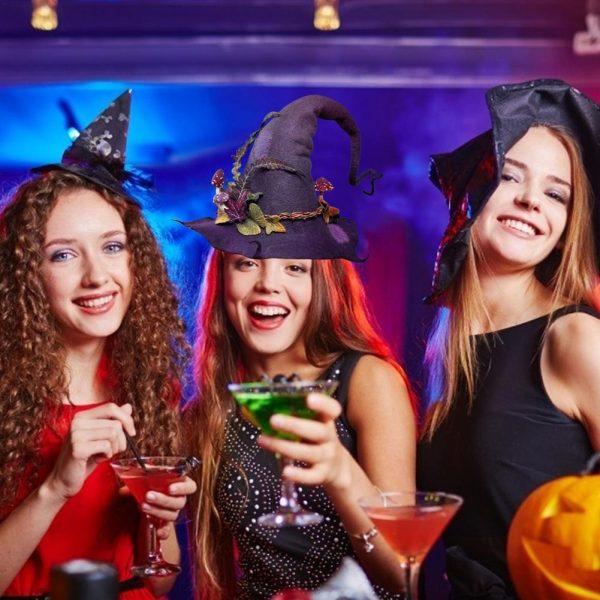 Halloween Party Felt Witch Hat - Image 3