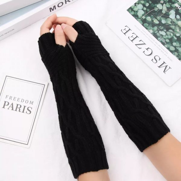 Winter Women Knitted Gloves - Image 4