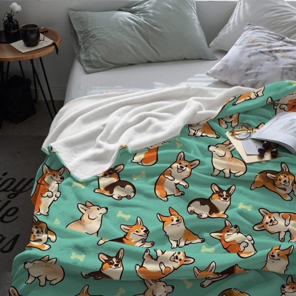 Cute Corgi Cozy Blanket - Image 3