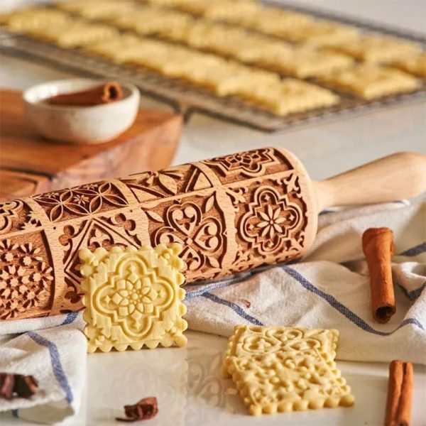 Christmas Embossing Rolling Pin - Image 5