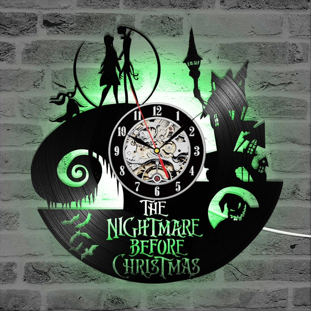 Halloween LED Wall Clock