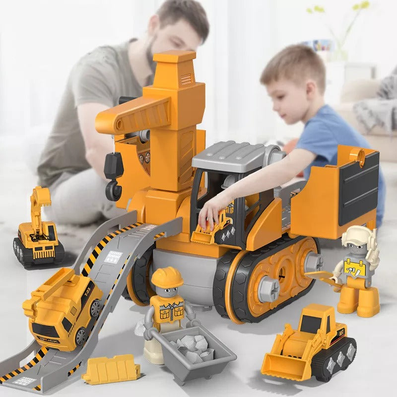 4-in-1 DIY Disassembly Engineering Vehicle
