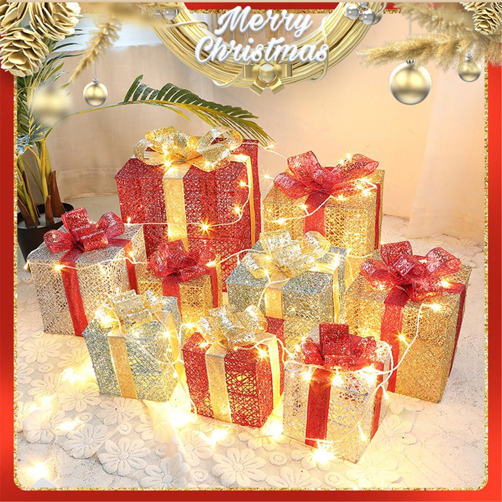Christmas LED Light Gift Boxes