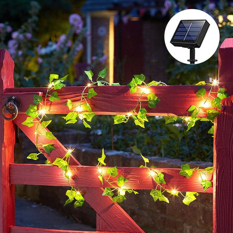 Solar Leaf Light Decoration