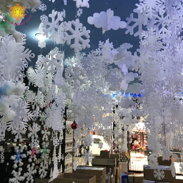 Christmas Foam Snowflake Decoration - Image 2
