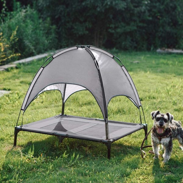 2022 NEW Luxury Elevated Dog Bed With Canopy - Image 4