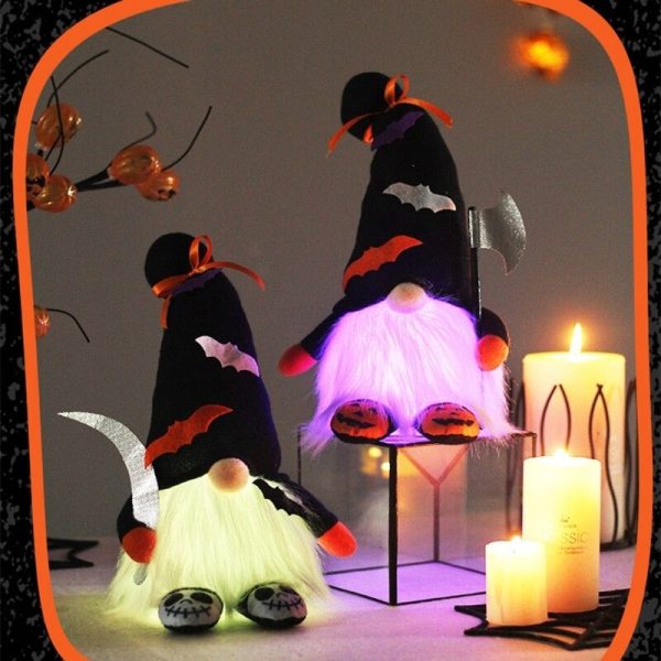 Halloween Gnome With Colorful Lights - Image 3