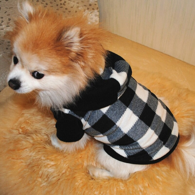 Casual Winter Dog Hoodie