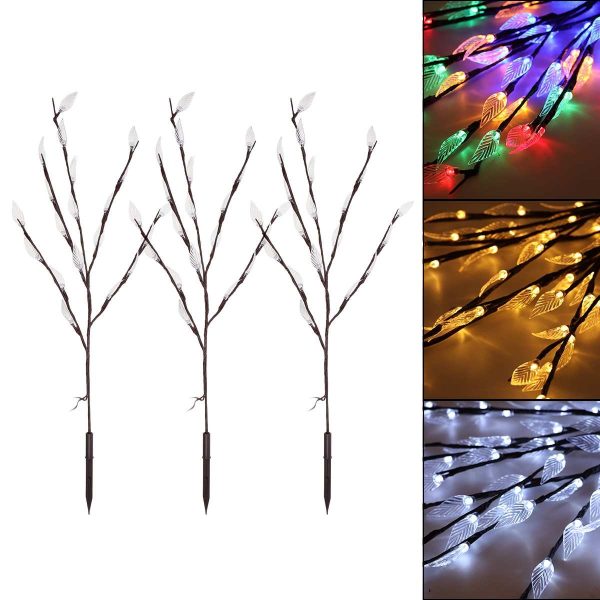 Leaf Branch Solar Garden Lights - Image 5