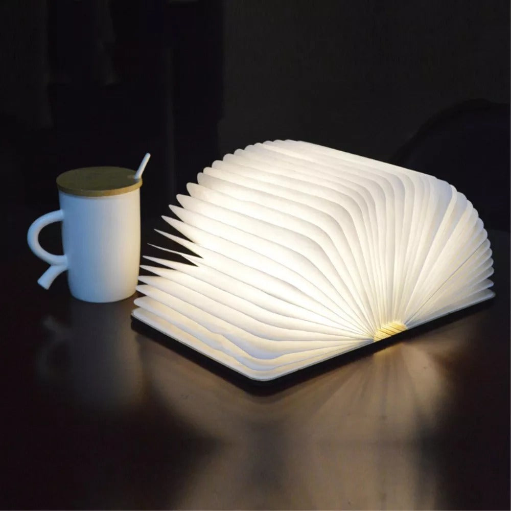 Classic Wooden Book Lamp