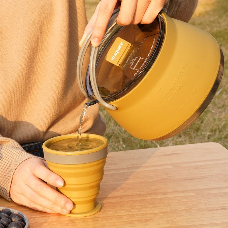 Portable Silicone Collapsible Kettle