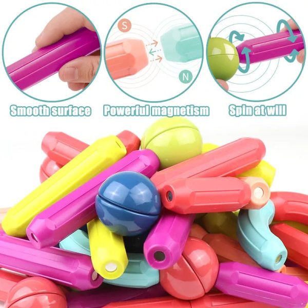 Magnetic Balls & Rods Building Blocks - Image 8