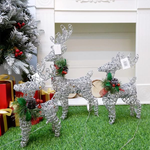 Magic Christmas Deer With LED Lights - Image 5