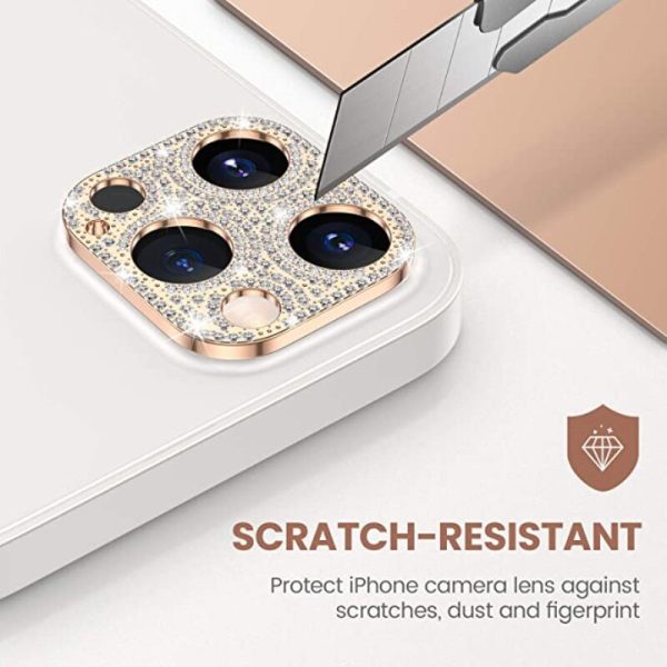 Luxurious Diamond Shiny Lens Protection For iPhone - Image 3