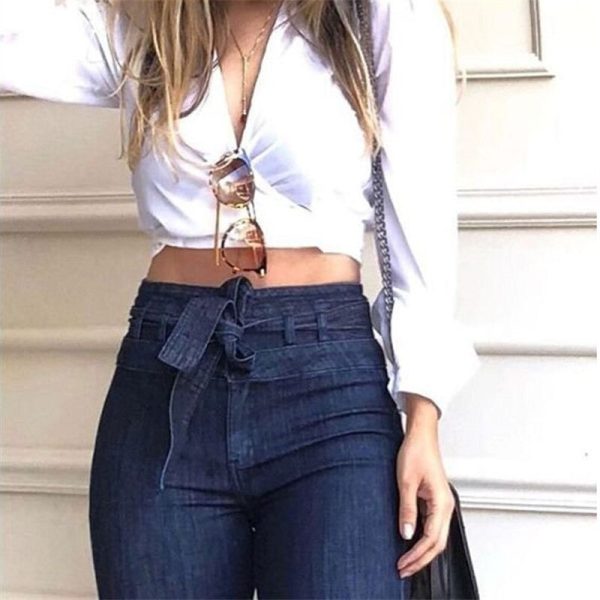 High Waist Wide Leg Jeans - Image 2