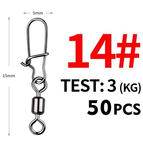 Rolling Barrel Fishing Swivels - Image 11