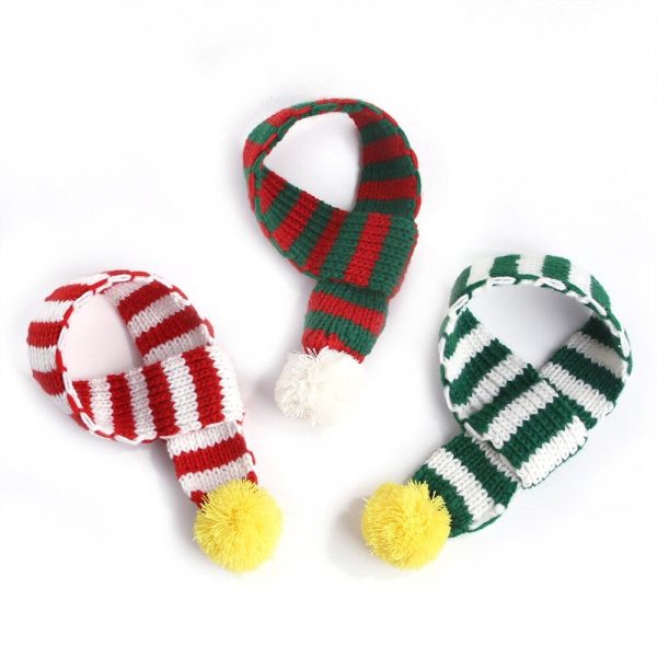 Pet Fashion Christmas Knit Scarf - Image 9