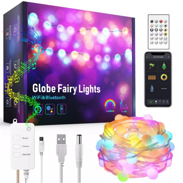 RGB Globe Fairy Lights - Image 2