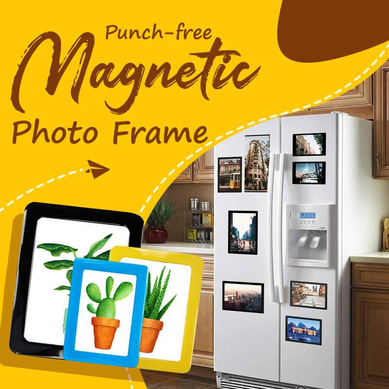 Punch-Free Magnetic Photo Frame