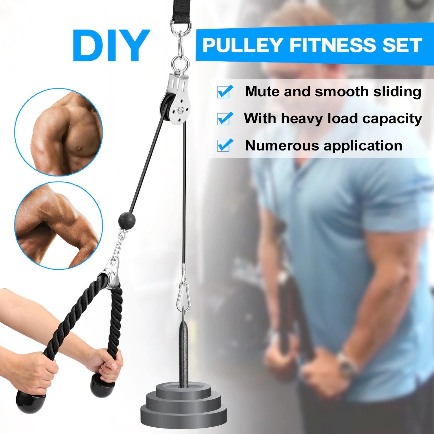 DIY Pulley Fitness Set