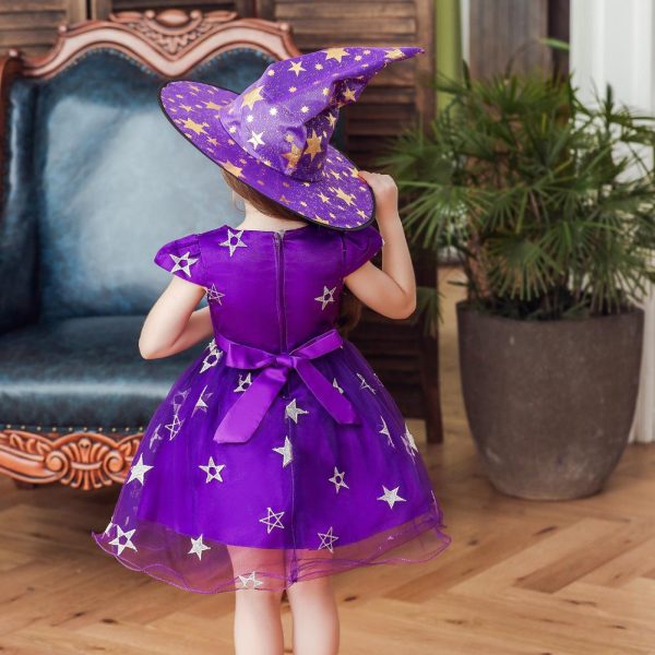 Halloween Witch Costume For Girls - Image 5