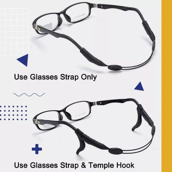 Adjustable Non-Slip Glasses Straps - Image 2