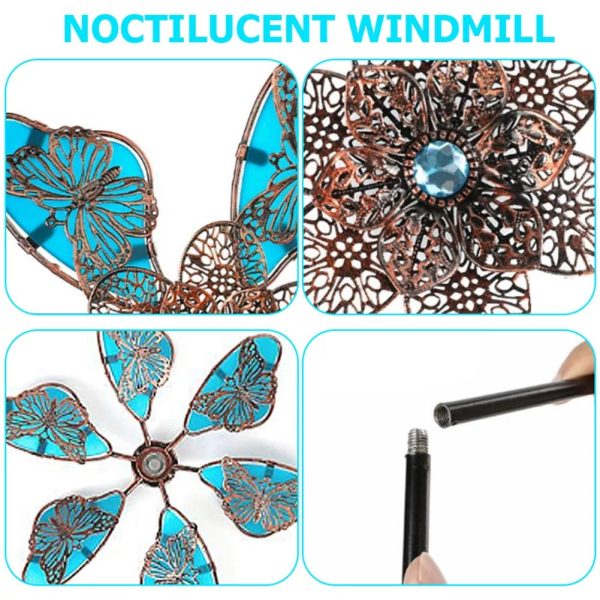 Luminous Butterfly Flower Windmill - Image 7