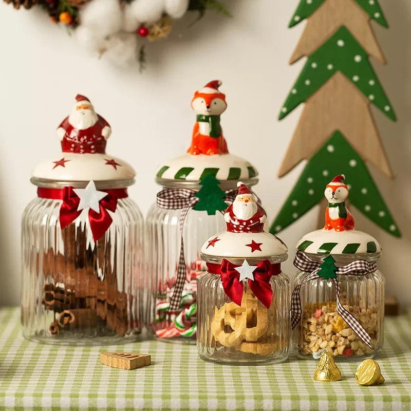 Christmas Food Storage Jar