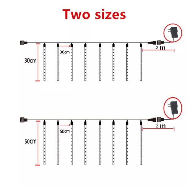 Snow Fall LED Lights - Image 8