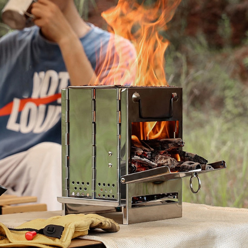 Portable Mini Firewood Stove