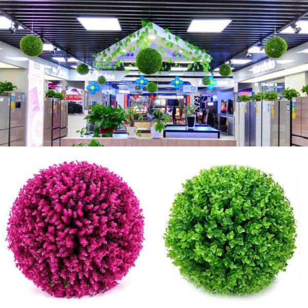 Artificial Grass Topiary Ball - Image 2