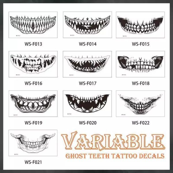 Halloween Prank Makeup Temporary Tattoo - Image 5