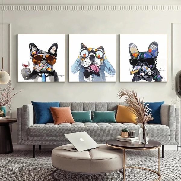 French Bulldog Canvas Wall Picture - Image 3