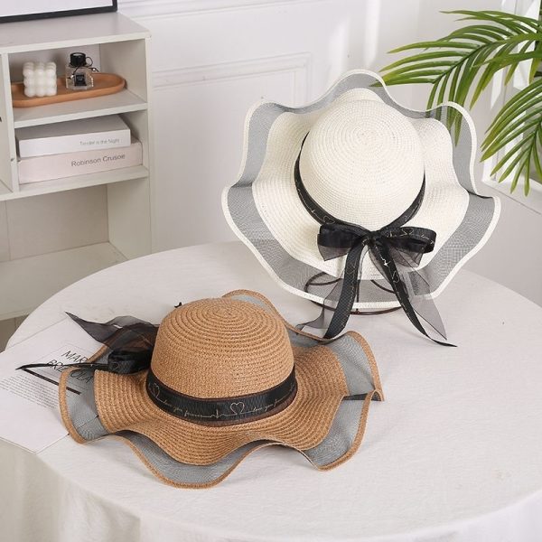 2022 NEW Women's Fashion Elegant Beach Sun Hat - Image 7