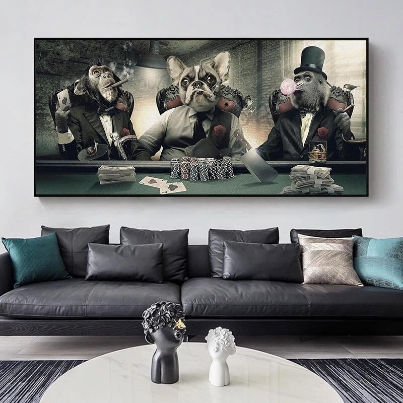 Abstract Animals Wall Art Picture