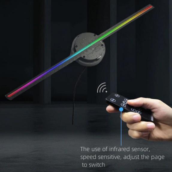 3D Hologram LED Projector Fan