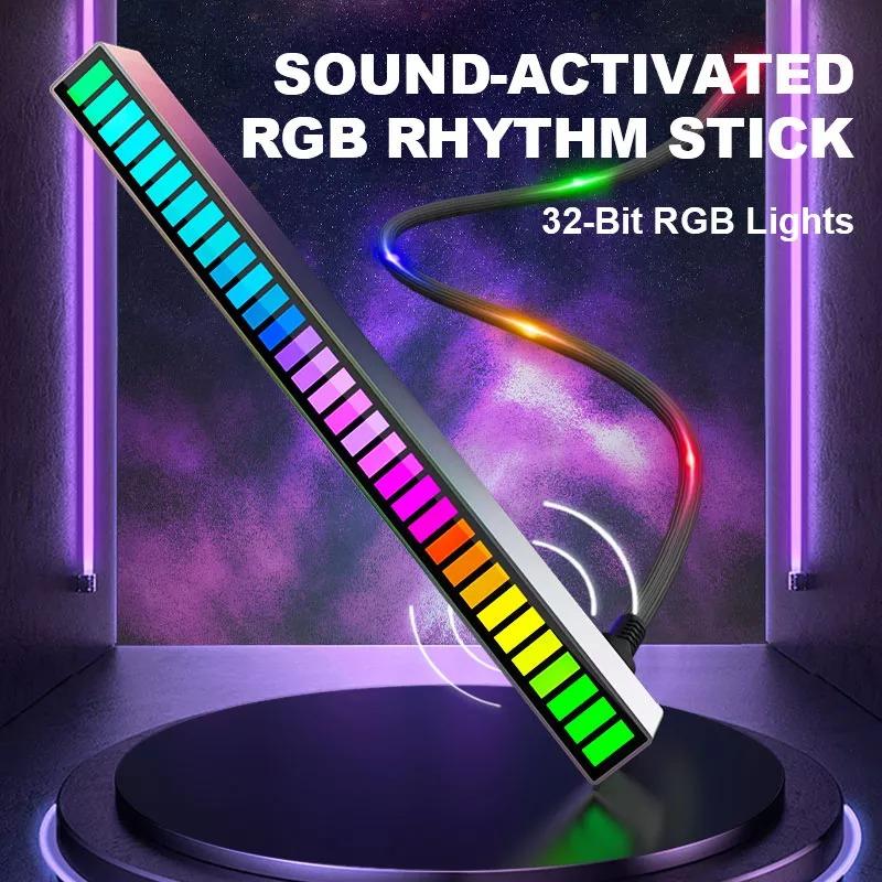 Sound-Activated RGB Rhythm Stick