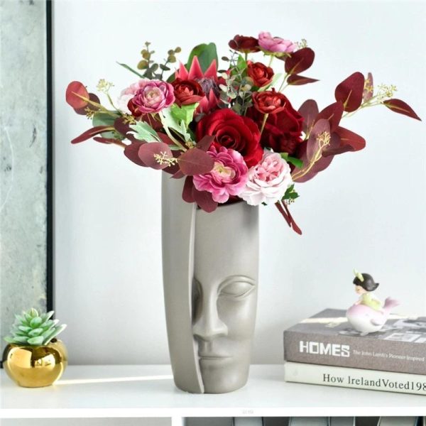 Human Face Flower Vase - Image 3